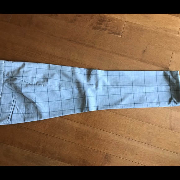 Grey plaid suit pants - Picture 3 of 5